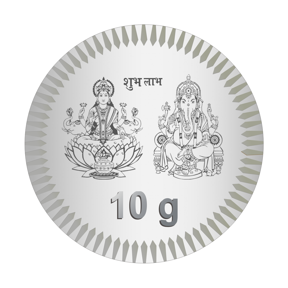 10gm RRGR 24K Silver Coin